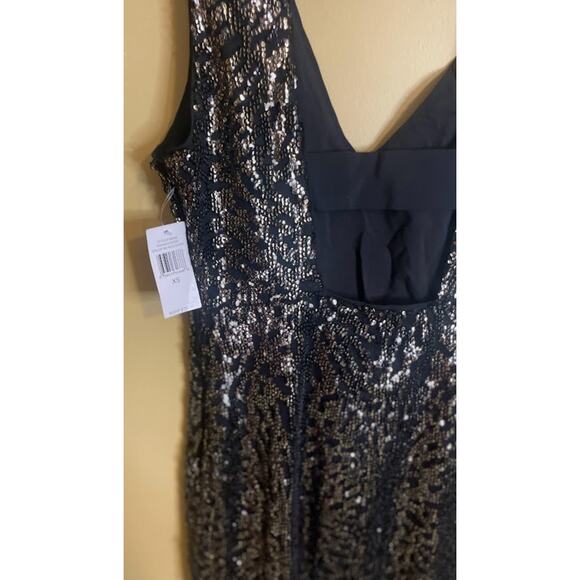 1. State Black Sequin V-Neck Sheath Mini Dress - XS‎ - NWT - Picture 8 of 9